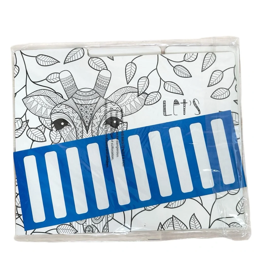 Color Me Set Of 9 Coloring File Folders Globe Trotter Travel New Open Package